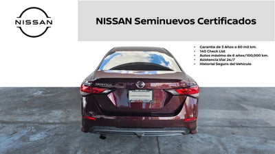2022 Nissan SENTRA 4 PTS SR PLATINUM CVT AAC AUT ASTOS DEPORTIVOS BOSE PIEL NEGRA QC F LED RA-18
