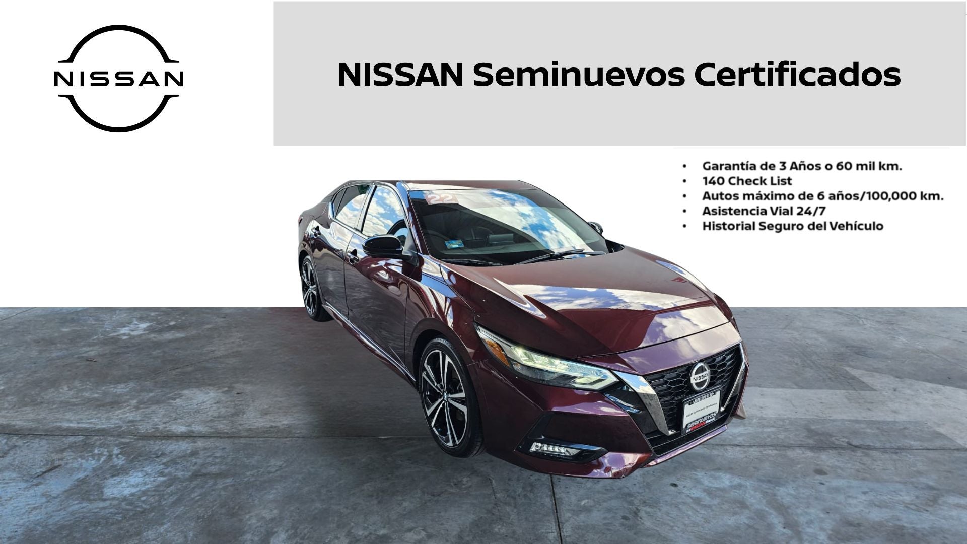 2022 Nissan SENTRA 4 PTS SR PLATINUM CVT AAC AUT ASTOS DEPORTIVOS BOSE PIEL NEGRA QC F LED RA-18